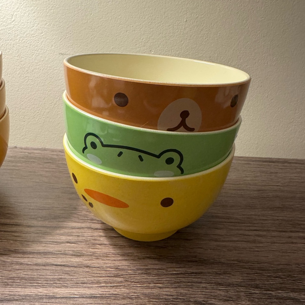 Daiso Japan animal bowls